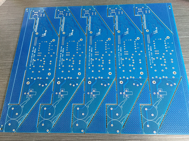 Glossy Blue 3 Layer PCB Board with 70um Cooper Plated