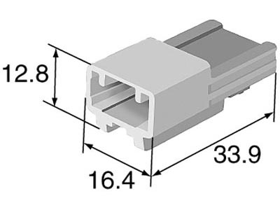 Sumitomo 5 Pin Automotive Connector 6098-3802