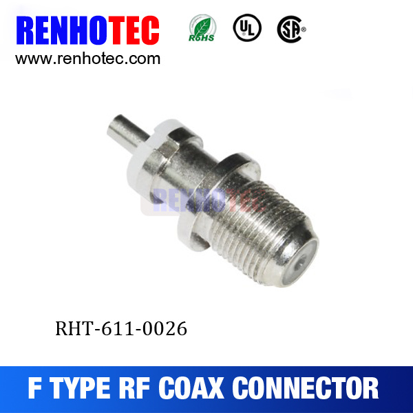 F Connector, F Female Chassis Mount