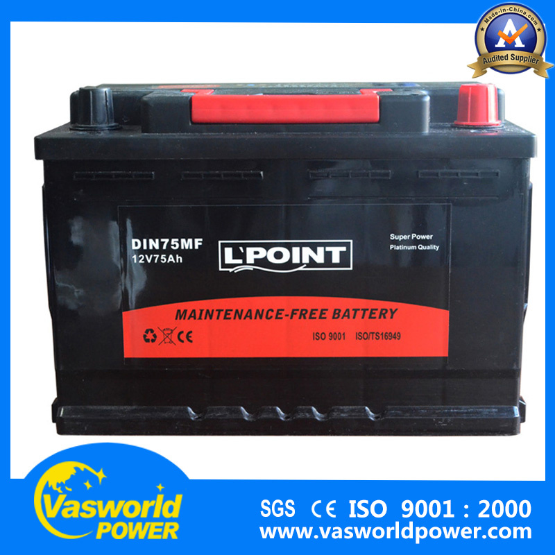Flexible Super Power Starting DIN Mf 12V 72ah Auto Car Battery