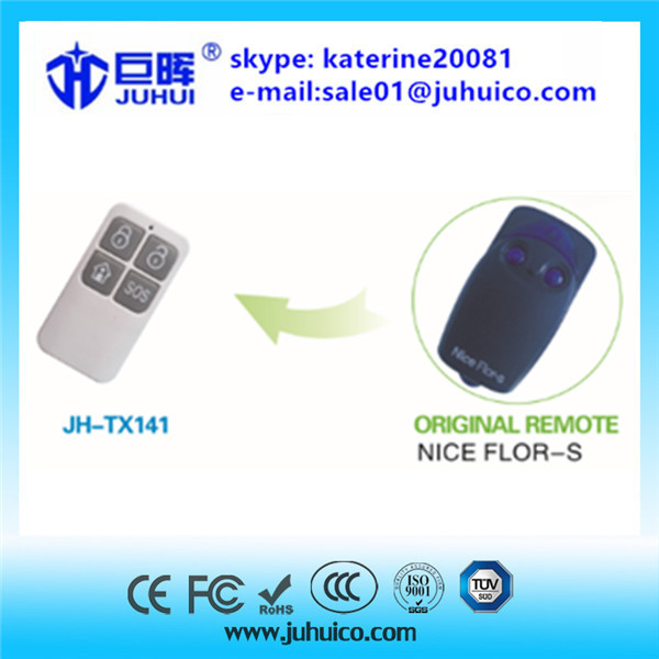 RF Remote Control Replcement for Nice Flor-S Fob