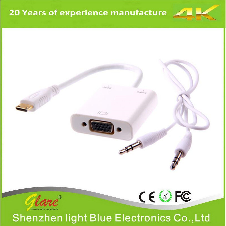 New Premium Vention Mini HDMI to VGA Cable
