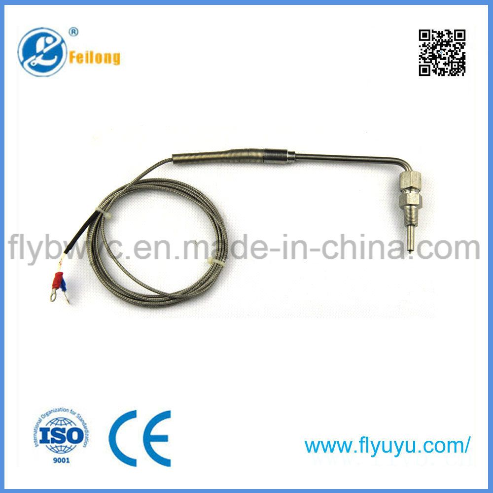 L Shape Egt K Thermocouple Gas Temperature Sensor with Exposed Tip