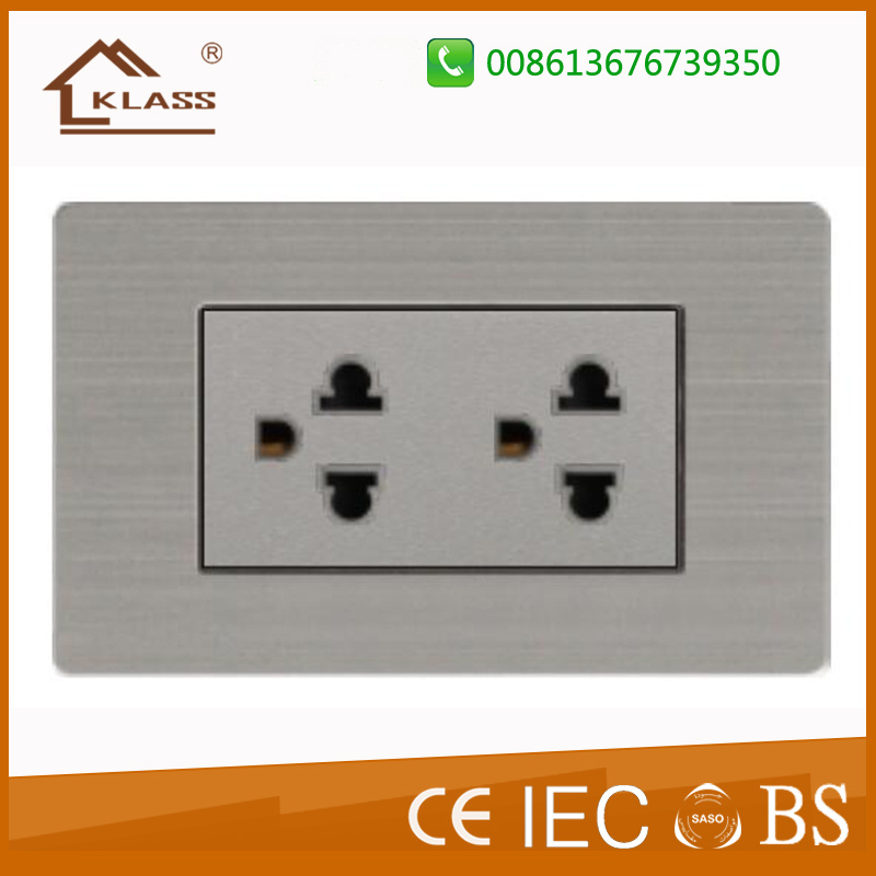 25years Gurantee Double 3pole Thailand Socket