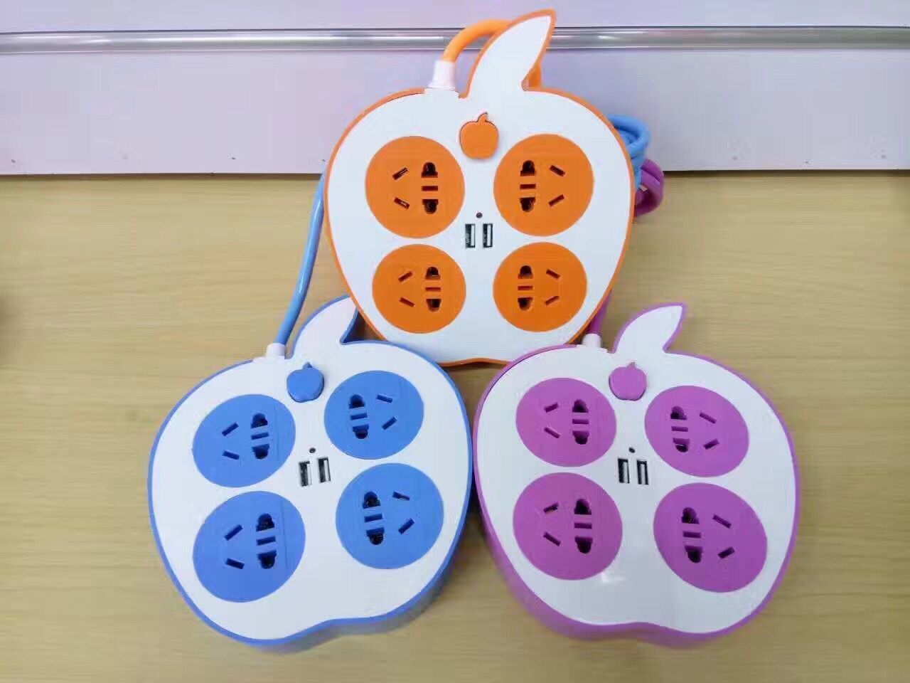 5 Way Extension Power Socket with USB 2 Ports
