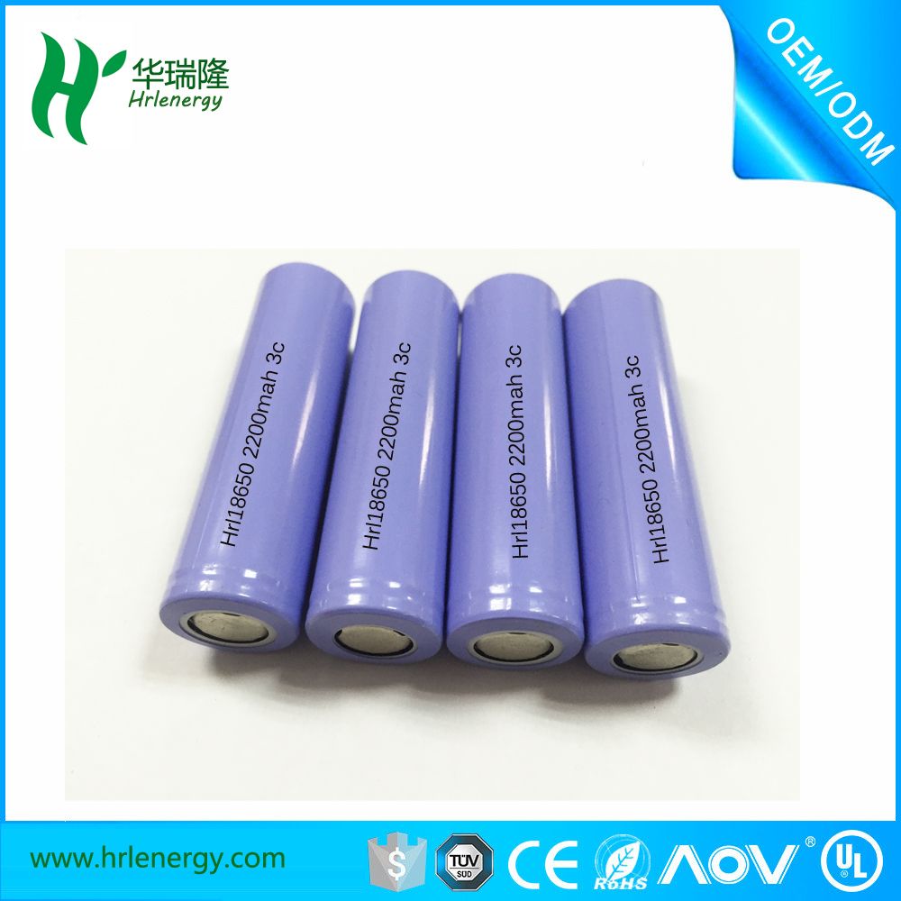 Original 18650 2200mAh 3c Discharge Li-ion Battery