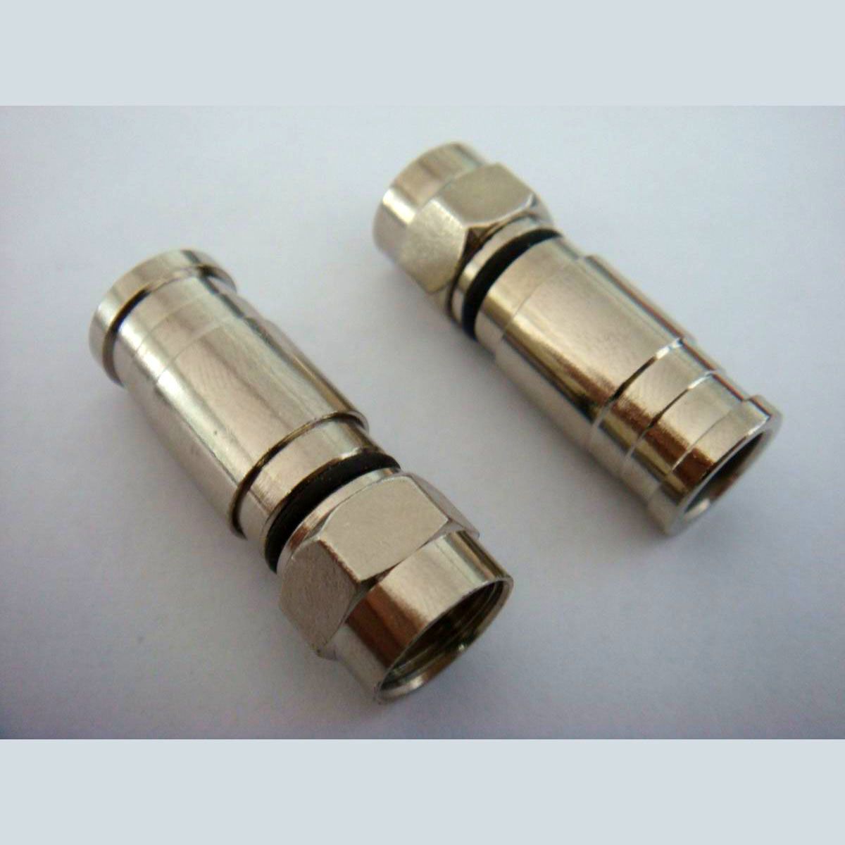 Compression F Connector with Black Ring (8404)