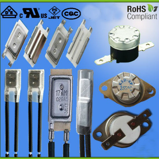 Motor Thermal Switch 17ami Temperature Protector Manual Reset Temperature Fuse