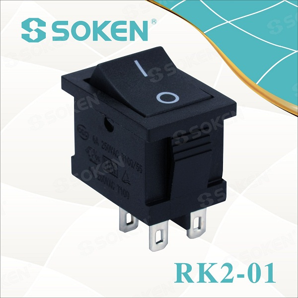 Soken Single Pole TUV VDE ENEC Rocker Switch T85