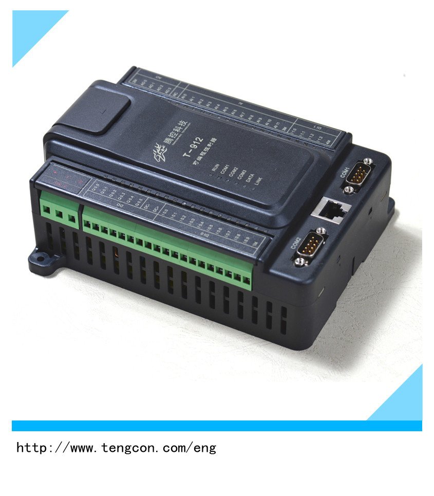 12 Analog Input, 4 Analog Output, 14 Digital Input, 6 Transistor Output PLC T-912