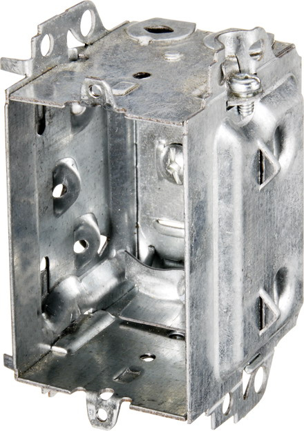 cUL Listing, 3 in. Deep Single-Gang Steel Box