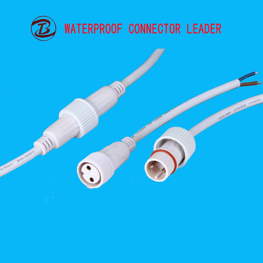 Electrical Connectors IP67 Circular Screw Plug with Cable