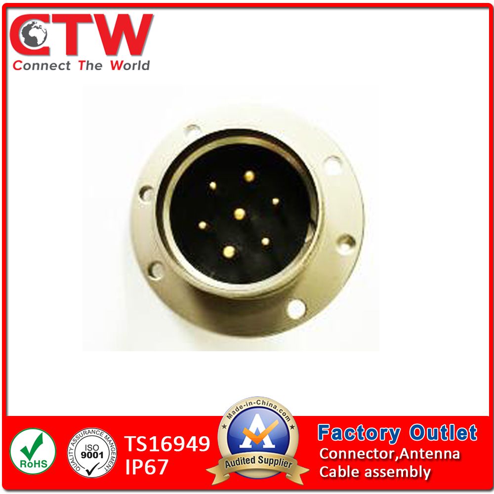 Military 7pin Panel Side Connector
