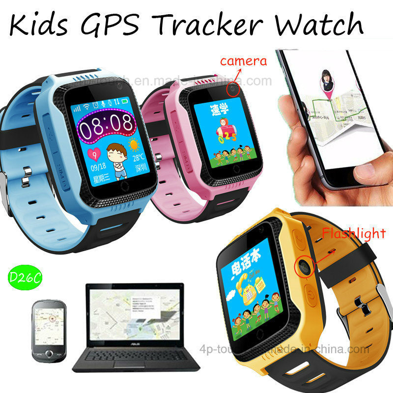 Hot Selling GPS Tracker Watch with Phone APP&Camera (D26C)
