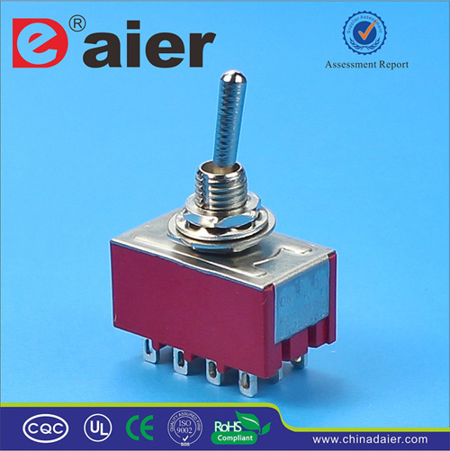 High Quality on-on 4 Position Toggle Switch 220V (MTS-402)