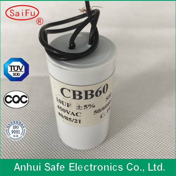 Cbb Series Cbb60 Capacitor Cylinder Type AC Motor Run Capacitor
