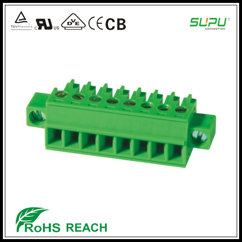 3.5/3.81mm Pitch Female Connector with Screw