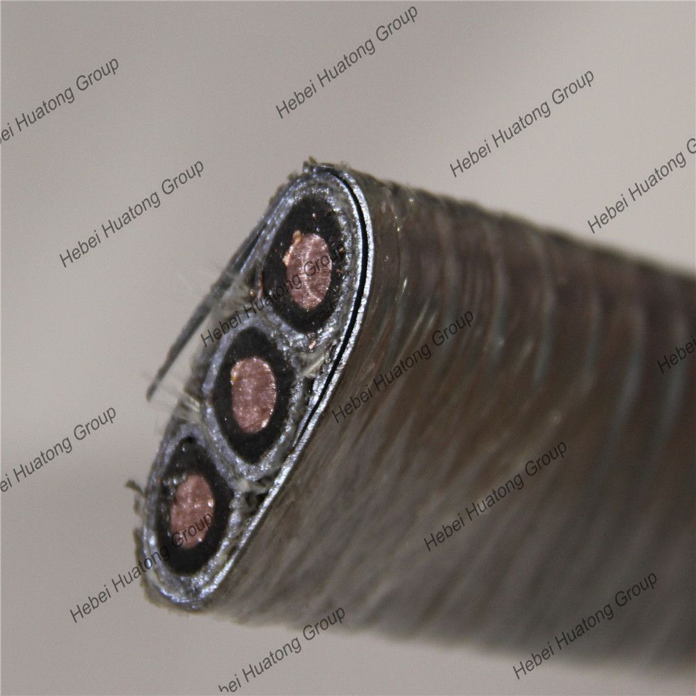 2kv Flat Electrical Submersible Pump Esp Power Cable