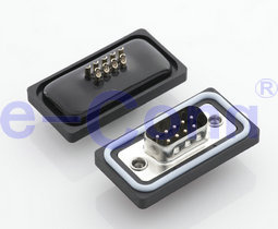 Waterproof Panel Mount Solder Cup D-SUB Connector IP67