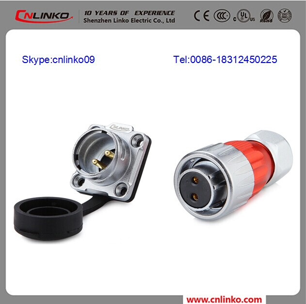 China Supplier IP67 2 Pin Cable Connector/Steel Cable Connectors
