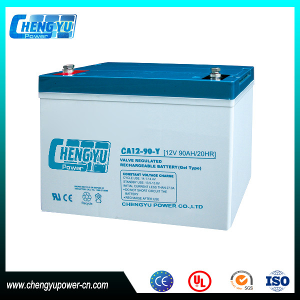 Lead Acid Deep Cycle AGM Storage Battery 12V 90ah