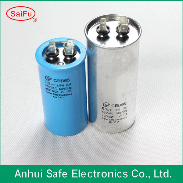 Motor Air Conditioner Capacitor Cbb65 Capacitor