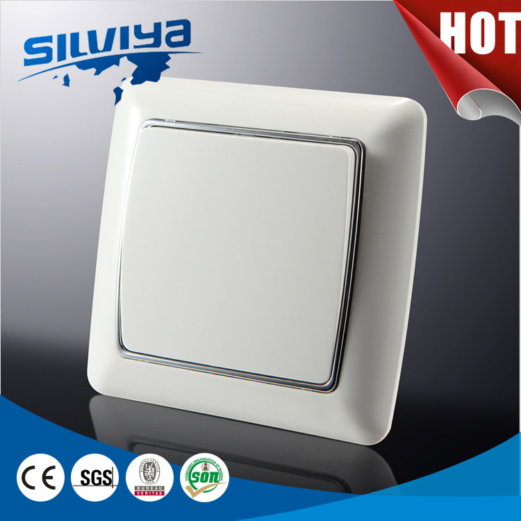 White Color High Quality Electric European Wall Switch