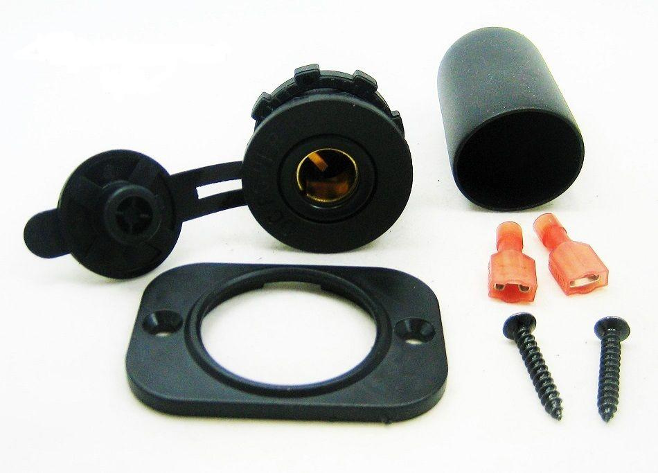 Waterproof 12V Accessory Panel Dash Power Socket Outlet BMW Powerlet Hella Plug