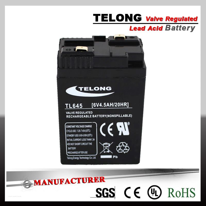 6V4.5ah Lead Acid Power Battery for UPS
