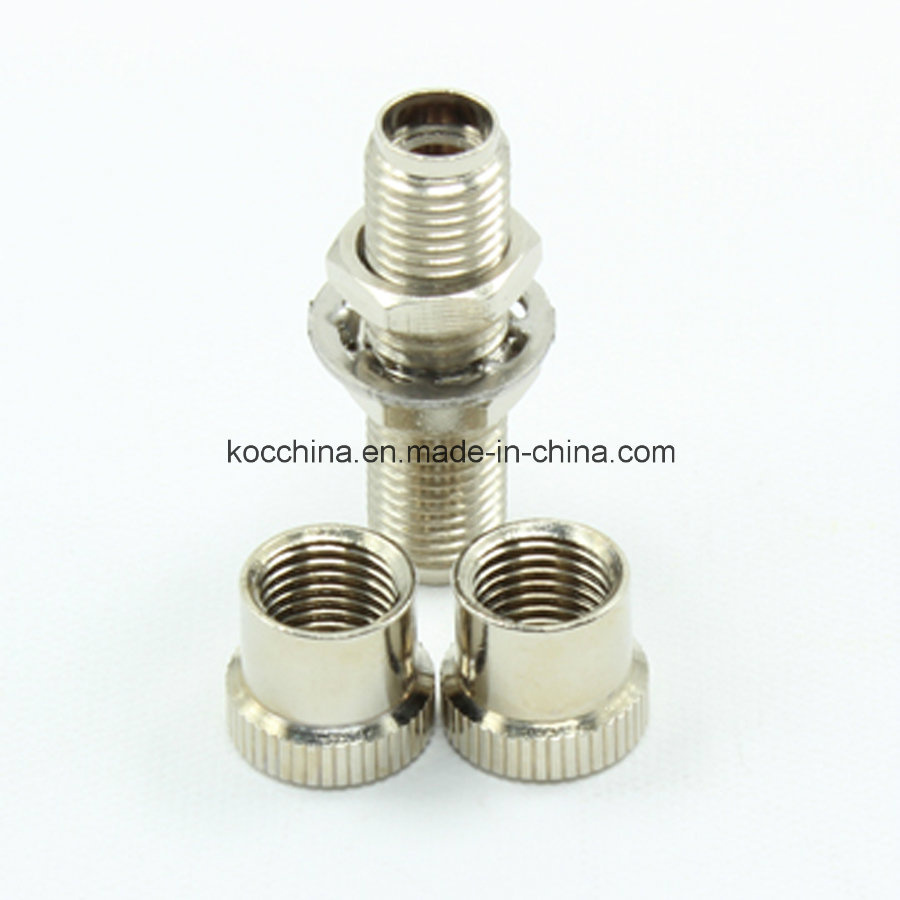 SMA Simplex Metal Fiber Optic Adapter