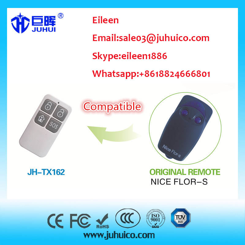 Automatic Nice Flor-S /Nice Compatible Rolling Code Remote Switch Control
