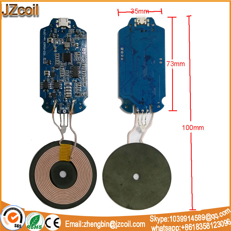 Wireless Charger Transmitter Moudle with LED Diodes
