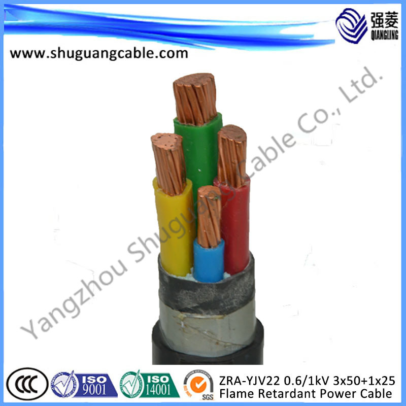 XLPE Insulation PVC Sheath Armored Electric Power Cable