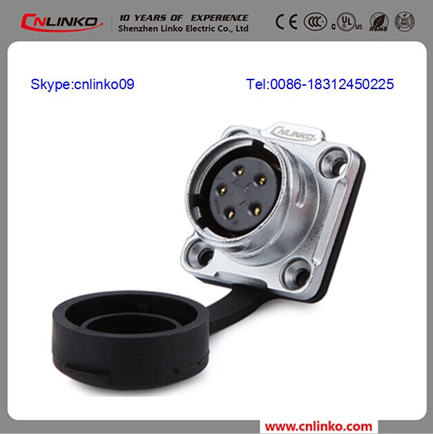 Cnlinko 5pins Wire Waterproof Connector