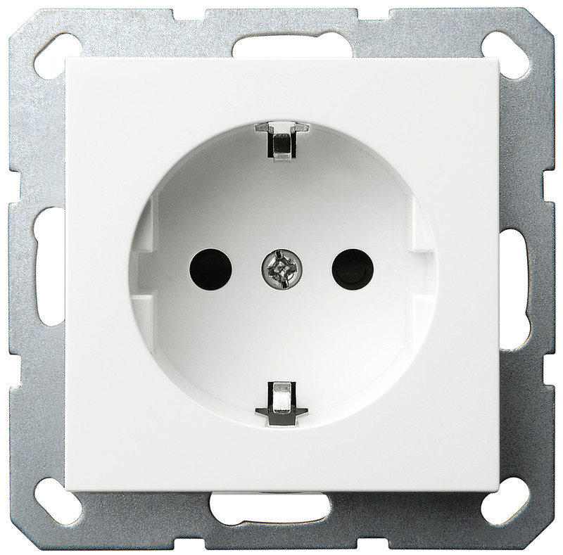16A G5501schuko Socket with Shutter Protection (2P+T)