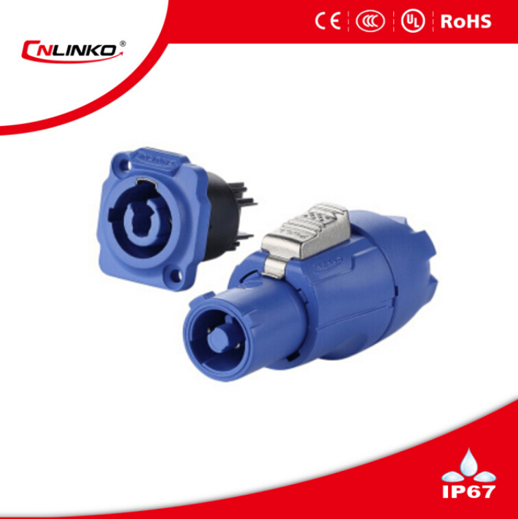 Top Sale 3pin Connector Cnlinko Yf24 Powercon for LED Screen