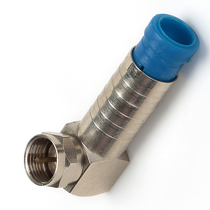 Right Angle Compression RG6 Rg59 F Connector