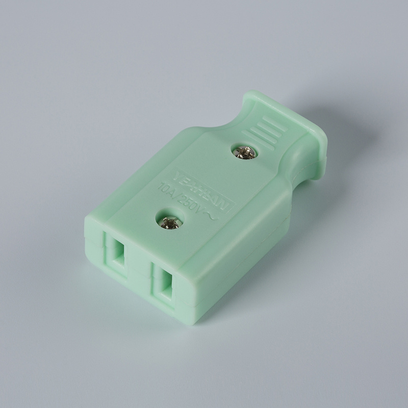 2 Pin Flat Female Power Plug