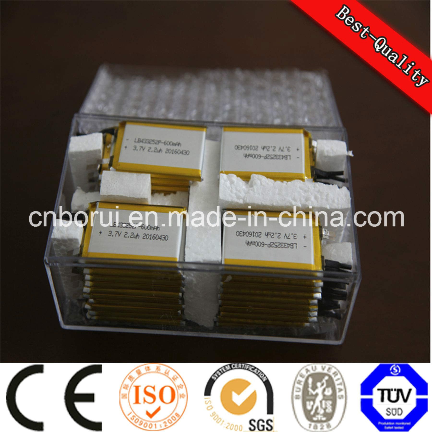 Li Ion Polymer Battery 3.7V 500 mAh 503040