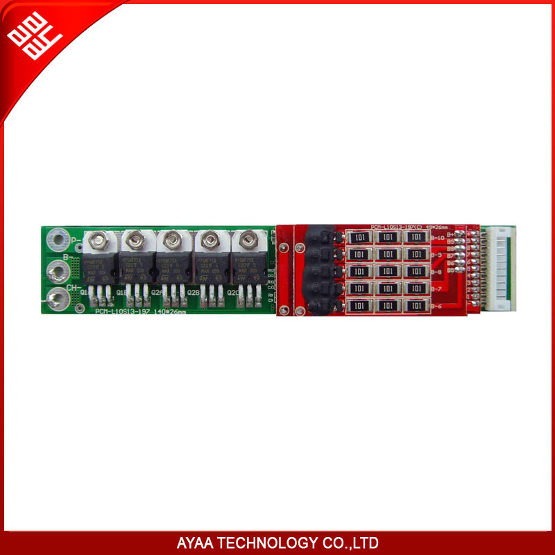 PCM-L10s13-197 (A-5) (10S) PCM/ BMS with Electronic Switch