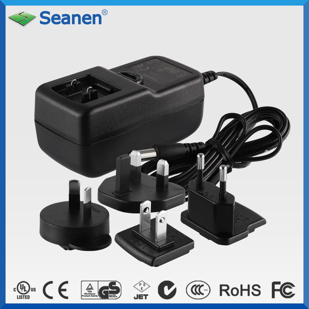 100-240V AC 12V 2A Multiple DC Switching Power Adapter