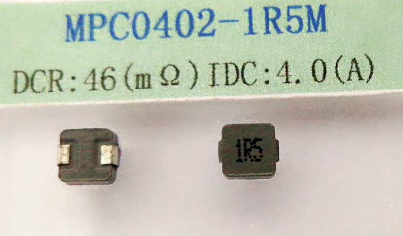 Power Inductor 1.5uh 20%, Temperature Rise Current: 4.0AMP, Size: 4.0*4.0*2.0mm