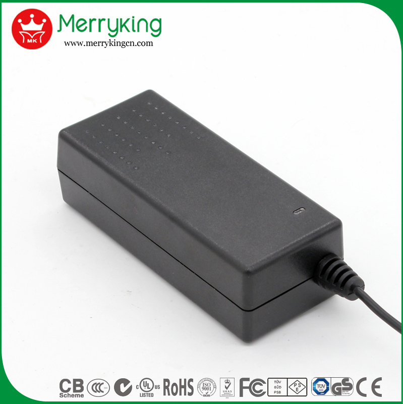 24W 12V2 Desktop Adapter with UL, cUL, FCC, GS, CE, PSE, SAA, Kc etc Approval & 2 Years Warranty