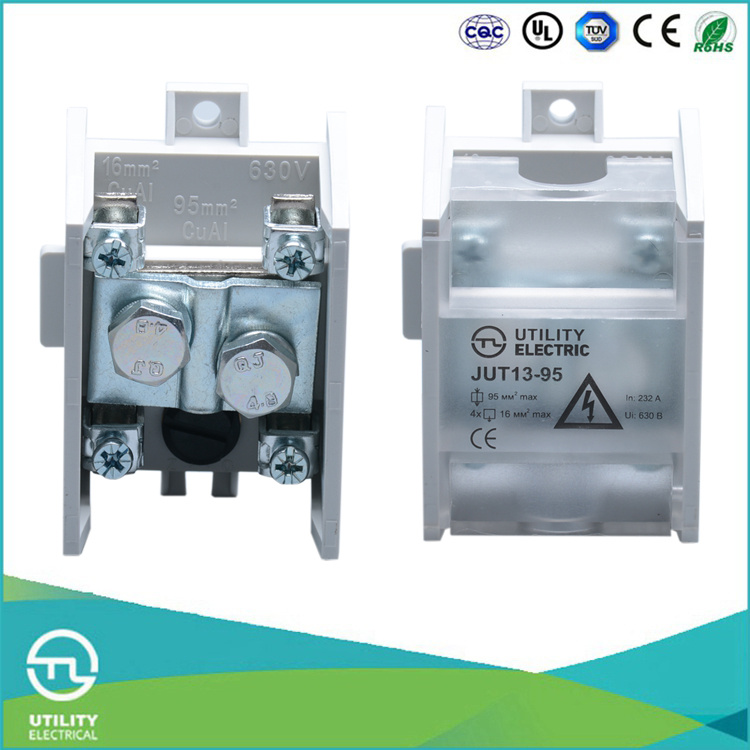 Utl One-in Four-out Distributor Terminal Block 95mm2 Cable in 16mm2 out