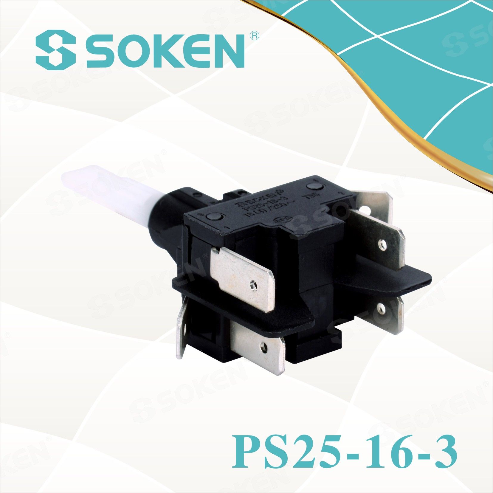 Soken Push Button Switch PS25-16-4