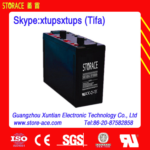Solar Accumulator Photovoltaic Battery 2V1000ah