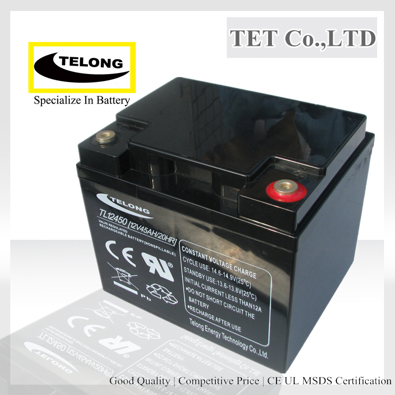 12V 45ah Deep Cycle Solar Power Battery