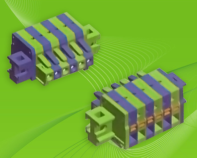 Screwless Pluggable Terminal Block with Side Mount