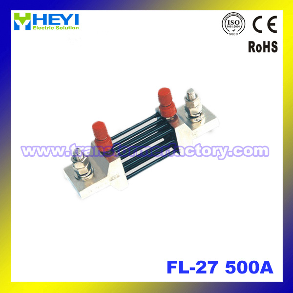 500A (FL-27) Resistor DC Current Shunt 75mv Drop Resistance