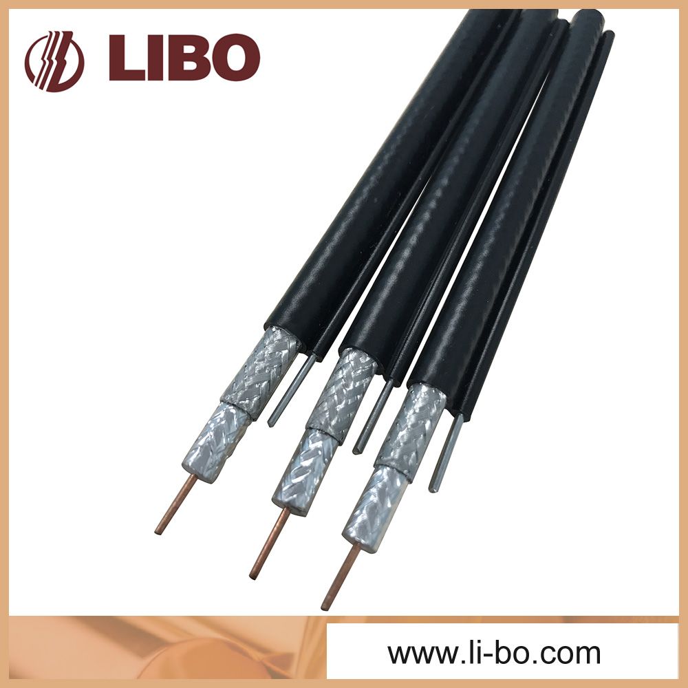 75 Ohm RG6 Coaxial Cable with PVC Jacket for CATV CCTV System